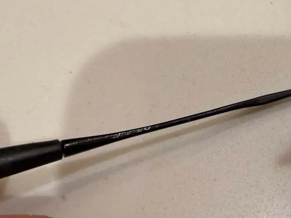 Oakley Whisker Metal Black Oval Sunglasses